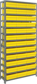 Quantum Storage Systems 1275-801YL Solid Heavy Duty 13 Shelves 36 Super Tuff by QuantumStorageSystems
