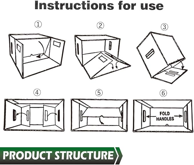 GRAND ORANGE 5 Pack Comic Book Storage Boxes, Holds 150-175 Comics - Image 8