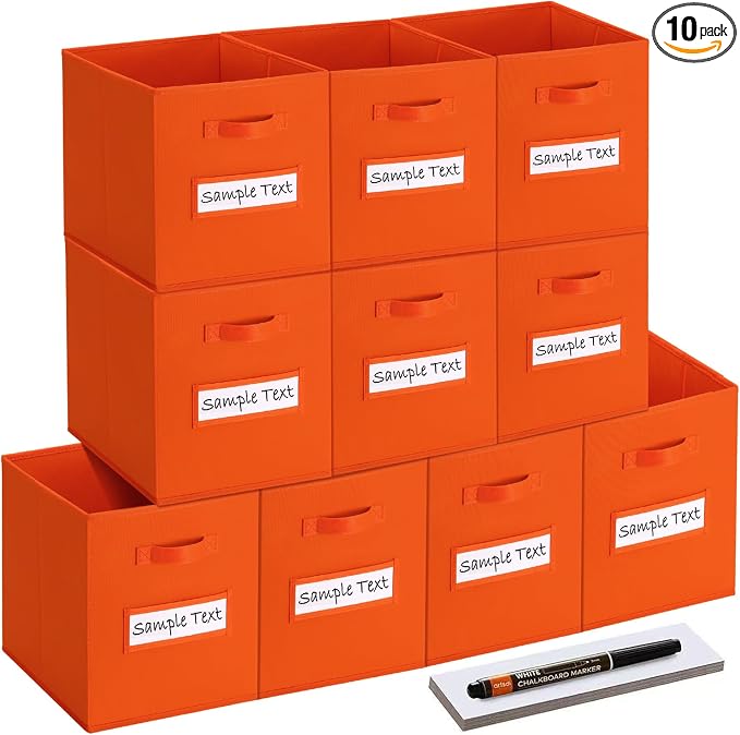 artsdi 13x13 storage cube bins Foldable Fabric storage cubes by Artsdi