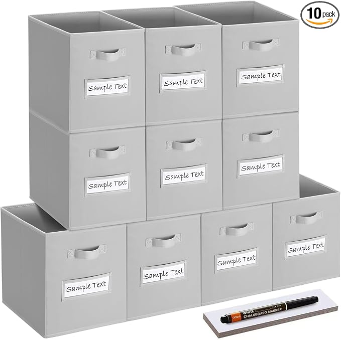 artsdi 13x13 storage cube bins Foldable Fabric storage cubes by Artsdi