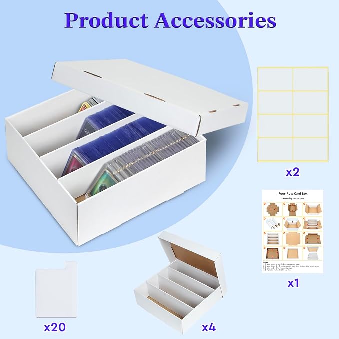 4 Pack Trading Card Storage Box - Image 4