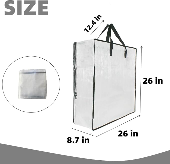 GONGKANGYUAN 25 Gallon Large Clear Storage Bags - Image 2