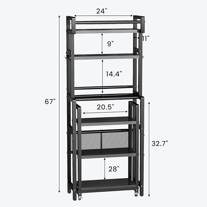 Recaceik 6-Tier Over The Toilet Storage Shelf - Image 2