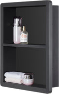 Shower Niche 14x18, Recessed Medicine Cabinet Without Mirror, 304 Stainless by MedicineCabinetsMirrors