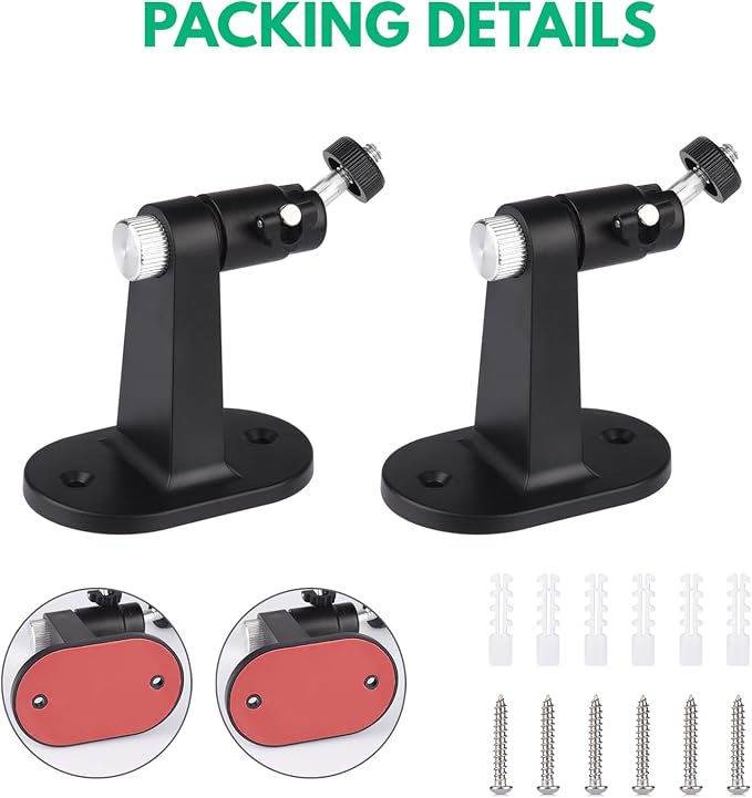 ALERTCAM 2Pack Adjustable Security Wall Mount Bracket - Image 7