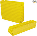 Akro-Mils 30128 Plastic Shelf Bins, Heavy Duty Storage Bins by Akro-Mils
