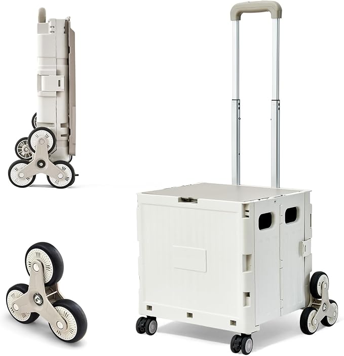 Utility Cart Foldable Shopping Cart Book Storage Cart, by Unknown