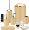 IMAVO Bathroom Accessories Set, 9 Pieces Bathroom Accessory Set, Qtip Holders by IMAVO