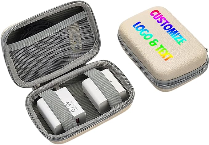 Custom Portable Protection Hard EVA Case – Personalized Logo/Text Travel Pouch by Unknown