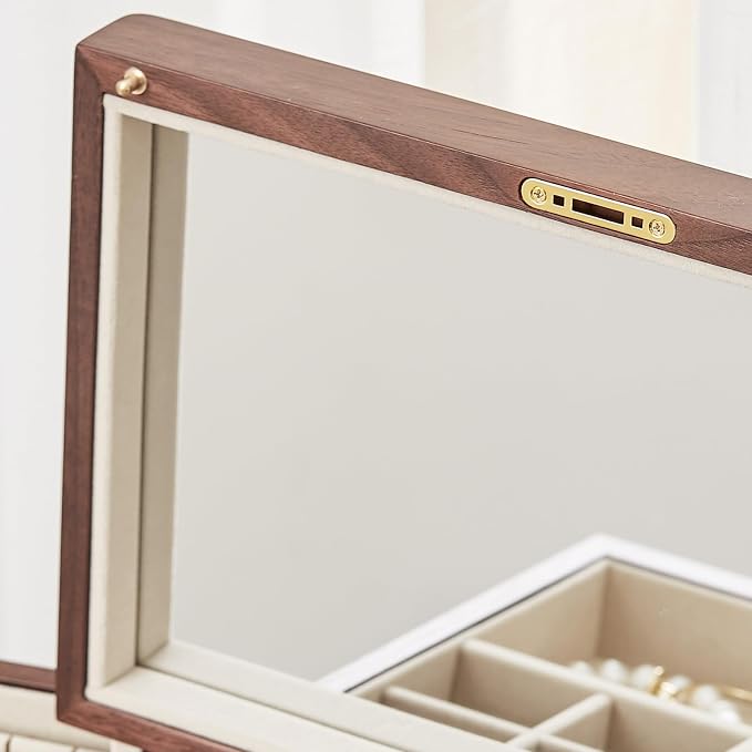 CHOSIN Black Walnut Wooden Jewelry Box - Image 9
