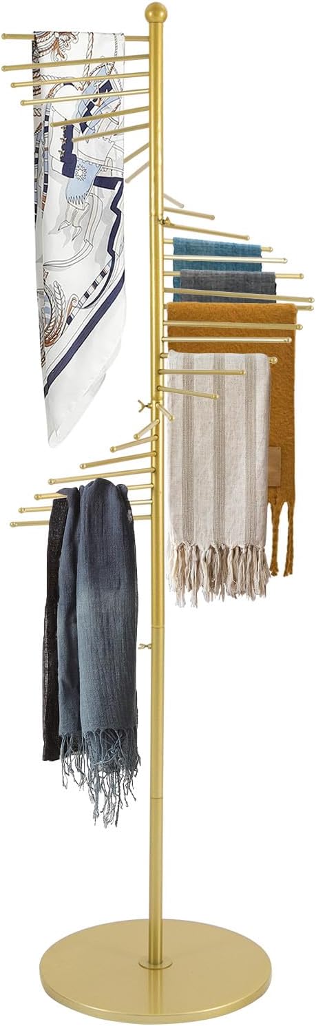 Scarf Organizer, Hijab Organizer, 30 Tiers Metal Scarf Hanger by MARTEXBUY