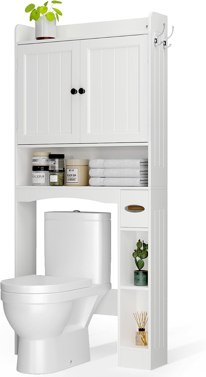 Ahomly Over The Toilet Storage Cabinet, 32.3" W Over Toilet Bathroom Organizer - Image 9