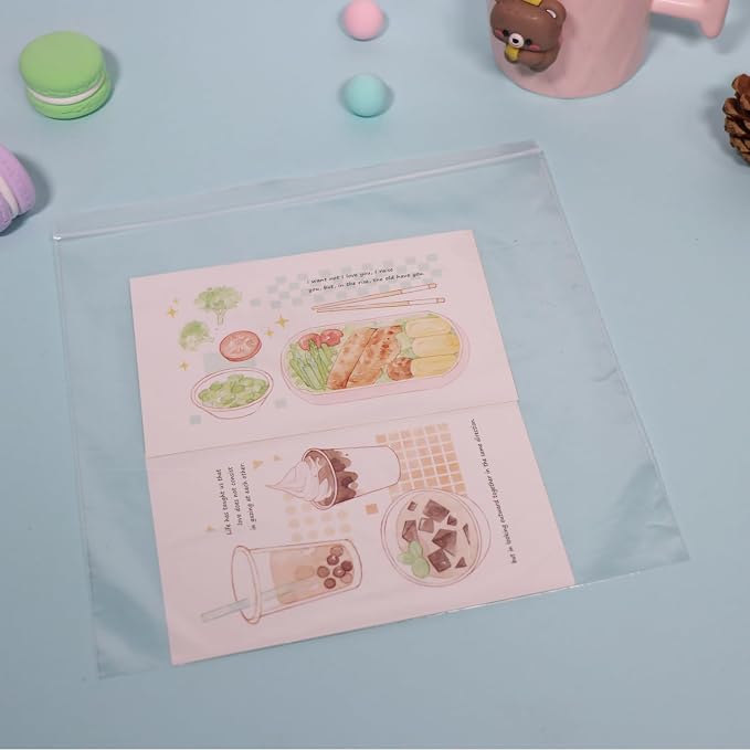 iMailer- 8" x 8" 200 Pack- 2 Mil Resealable Zip Bags- Clear Plastic Bags - Image 3