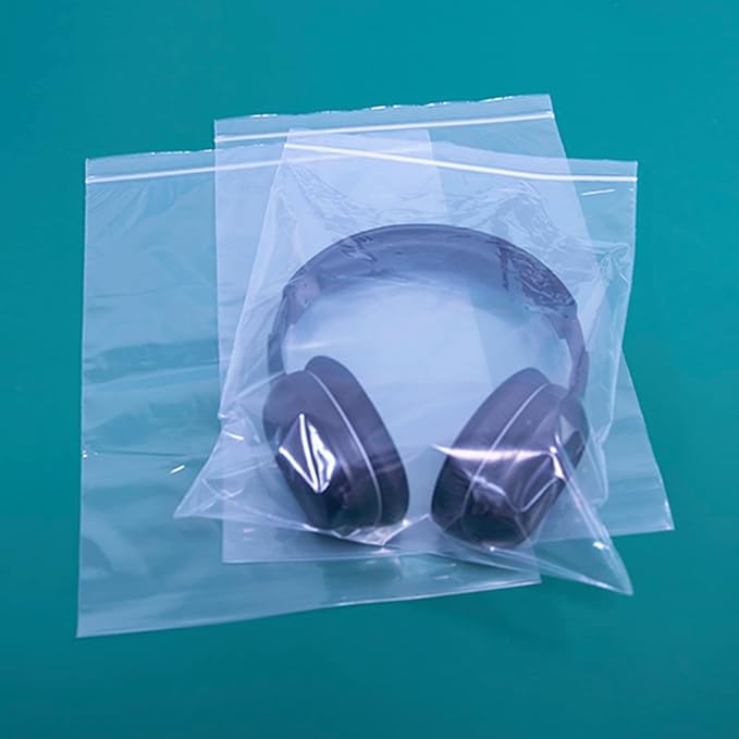iMailer - 200 Count - 9" x 12" Zip Bags - Clear Reclosable Zip Plastic Poly - Image 5