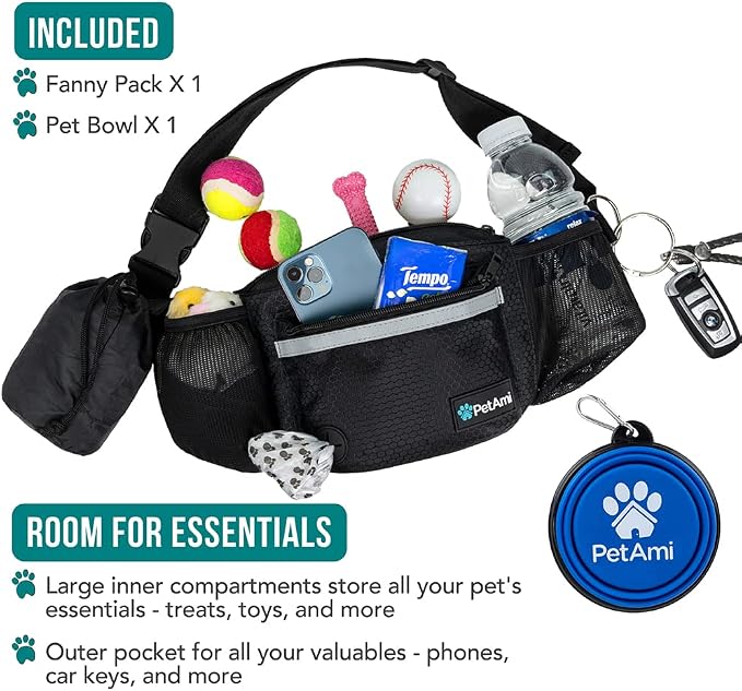 PetAmi Dog Fanny Pack, Treat Pouch - Image 2