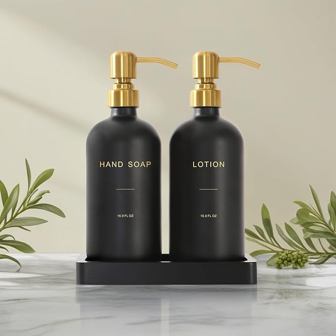 Soap Dispenser Bathroom Set, Hand and Lotion Dispenser - Image 5