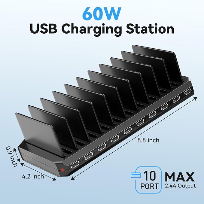 Charging Station for Multiple Devices, Charging Station for iPhone Apple Watch - Image 2