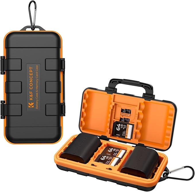 K&F CONCEPT Camera Battery SD Card Holder by KFCONCEPT