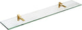 Spancraft Glass C-6x18-Brushed Bronze Cardinal Glass Shelf, Brushed Bronze by Spancraft