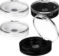 FRCOLOR 4Pcs Empty Magnetic Eyeshadow Cases Small Round Single Color Makeup by FRCOLOR
