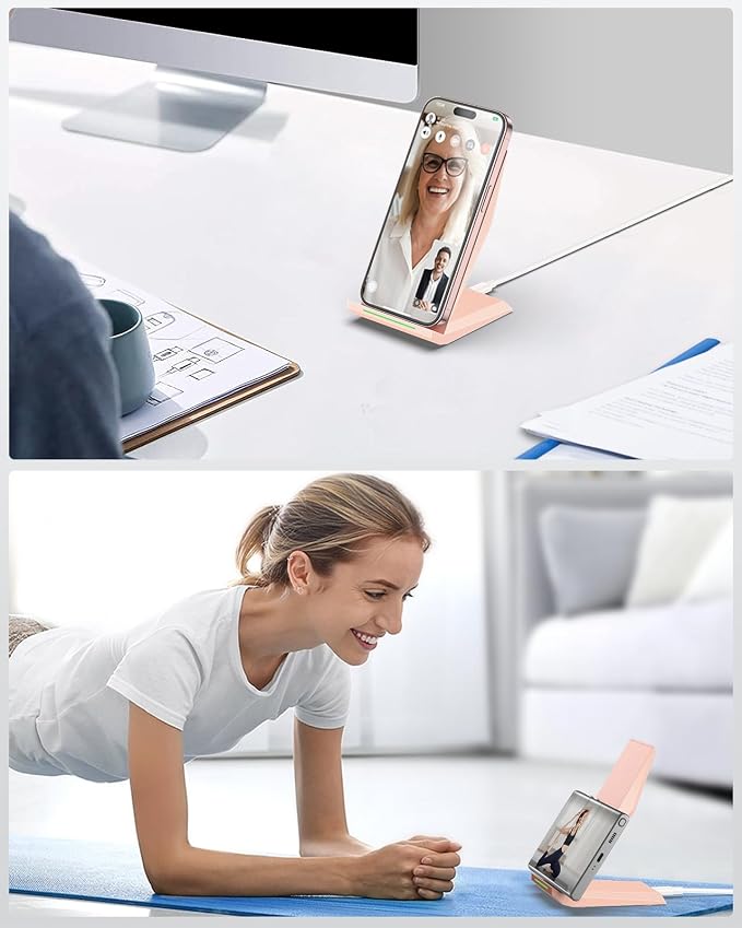 Wireless Charger with USB C Phone Charger, Qi Certified Charging Stand with 20W - Image 8