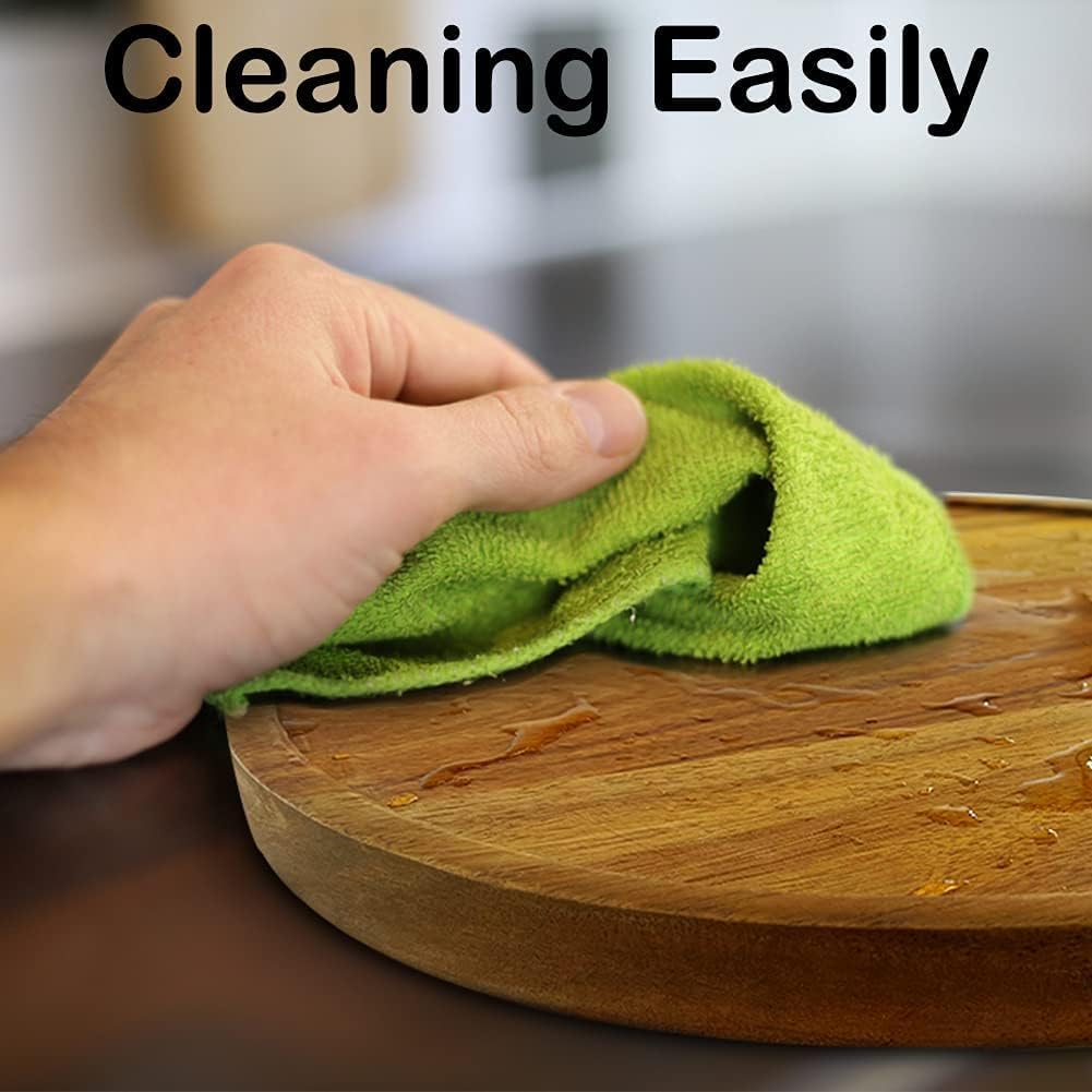 10" Acacia Wood Lazy Susan Organizer Kitchen Turntable for Cabinet