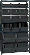 Quantum MSU-16-MIXBK Heavy-Duty Magnum Steel Shelving Storage Rack by QuantumStorageSystems