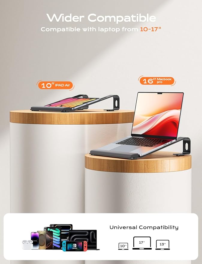 Laptop Stand for Desk, Metal Laptop Stand - Image 5