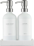 MaisoNovo Soap Dispenser 3-Piece Set | 16.9oz White Bottles by MaisoNovo-TheArtofSustainableLiving