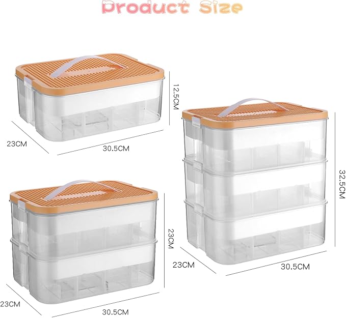 Toys Organizer Storage Case for Lego Box Kids Toy Stackable Building Blocks - Image 7