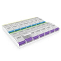 EZY DOSE Weekly Pill Organizer, Vitamin Container, and Daily Medicine Planner by EZYDOSE