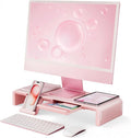 Pink Monitor Stand Riser, Klearlook Foldable, Height Adjustable Computer Stand by KlearlookMaximizedClarity