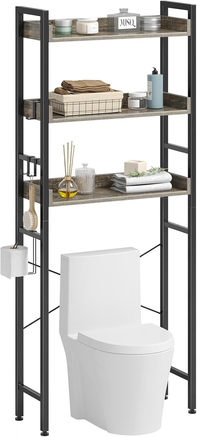 Rolanstar Over The Toilet Storage Rack, 3-Tier Bathroom Space Saver by Rolanstar