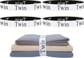 4 Pieces Bed Sheet Organizer Bands, Sheet Organizers and Storage Label Bands by Yermivie