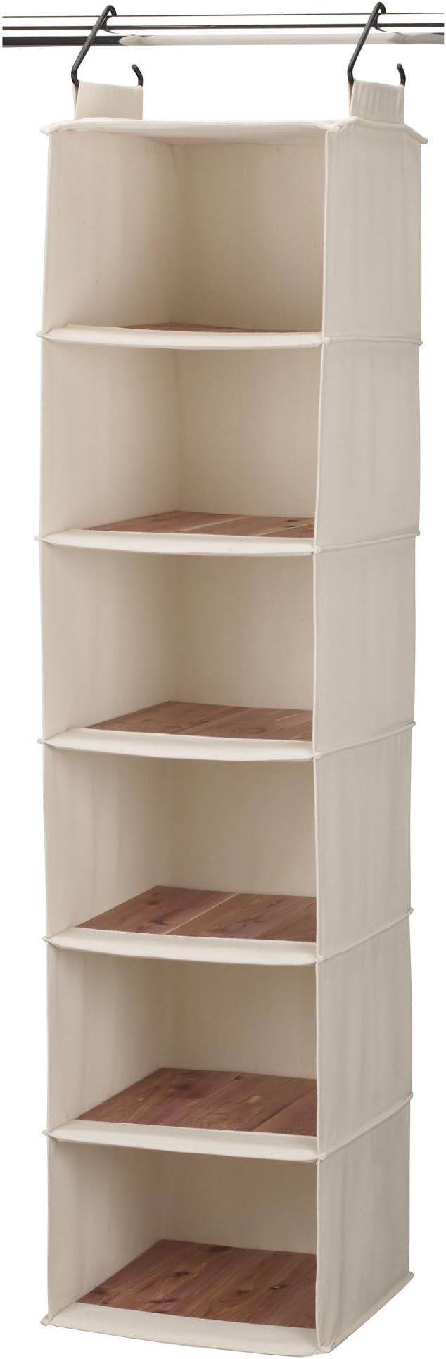 Household Essentials Cedarline 6-Shelf Hanging Closet Organizer, Heavy-Duty - Image 6
