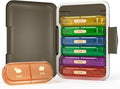 Weekly Pill Organizer 2 Times a Day, 7 Day Pill Box 2 Times, Portable by Codcaw