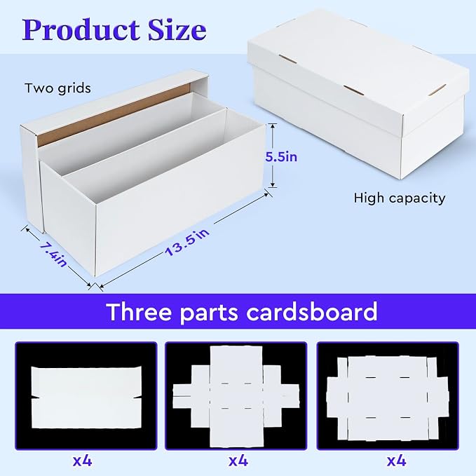 4 Pack Trading Card Storage Box - Image 2