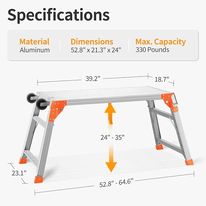 Multifunctional & Adjustable Work Platform - Image 2