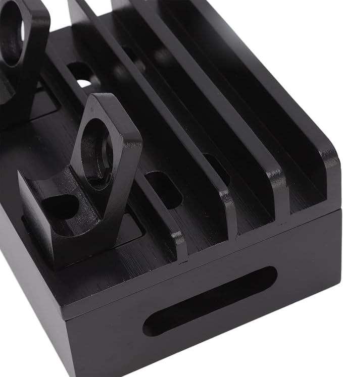 Fdit Charging Station with 5 Ports, Wood Organizer Rack with Cable Management - Image 8