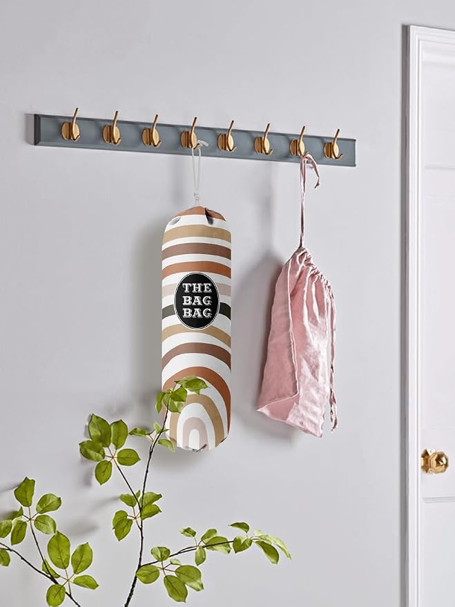 The Bag Bag Grocery Bag Holder, Boho Pattern Grocery Bags Holder Organizer - Image 5