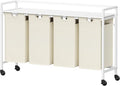 Lifewit Laundry Hamper 4 Section, 168L Pull out Laundry Clothes Basket Organizer by Lifewit