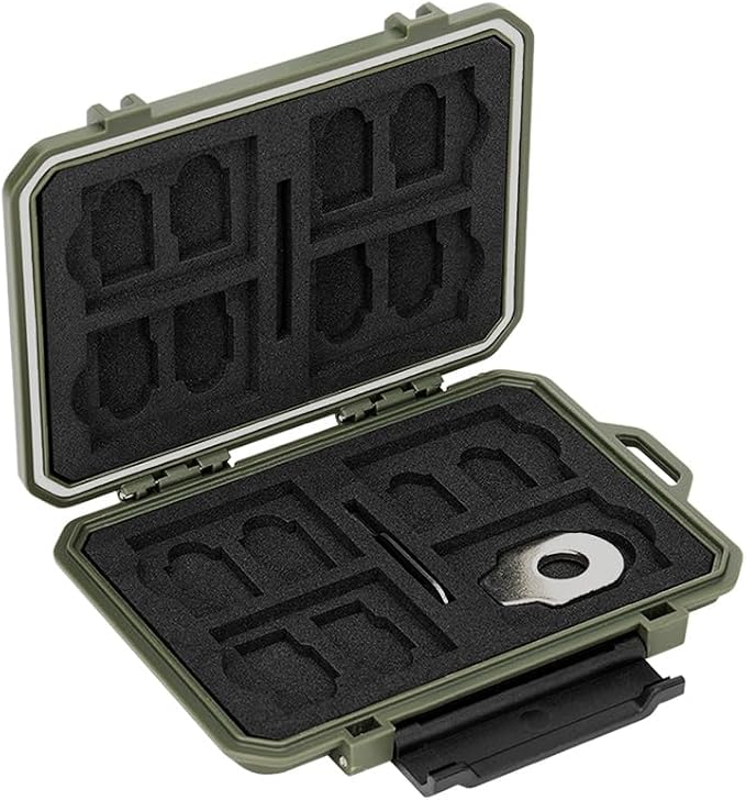 IP67 Waterproof Memory Card Case, Slim Anti-Shock SD TF Card Holder Carrying - Image 8