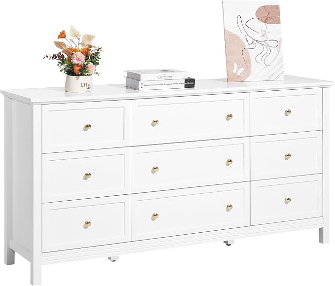 VEVOR 9 Drawer Dresser, Wooden Chest of Drawers by VEVOR