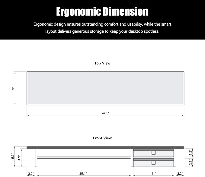 Dual‑Tier Monitor Stand Riser - Image 5