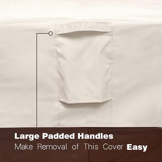 VAILGE 2-Seater Heavy Duty Patio Deep Bench Loveseat Cover, 100% Waterproof - Image 5