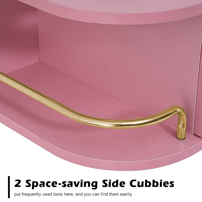 BarberPub Beauty Locking Wall Mount Styling Station, Barber Salon Station - Image 6