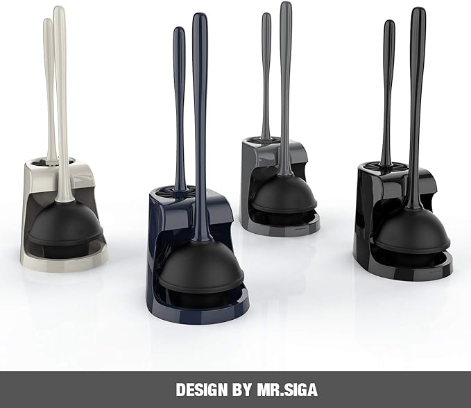 MR.SIGA Toilet Plunger and Bowl Brush Combo - Image 3