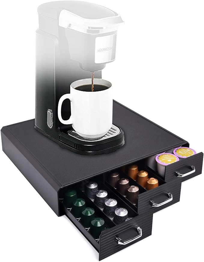 Coffee Pod Storage Drawer Coffee Capsule Organize Drawer Coffee Maker Holder by HauSun
