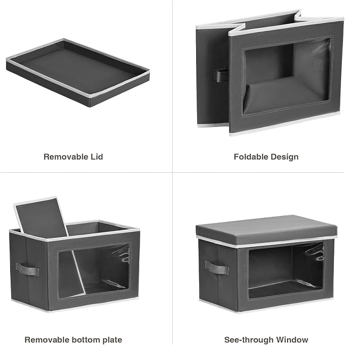 Stackable Storage Bins with Lids - Image 7
