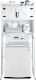 Over The Washer or Over The Toilet Storage Cabinet w/Height Adjustable Shelf by Stephan+Roberts